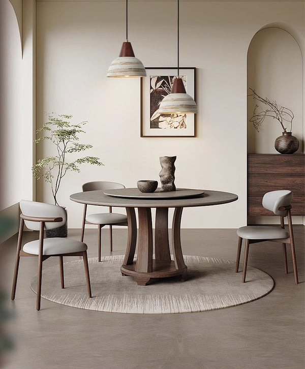 Japanese style solid wood ceramic chandelier