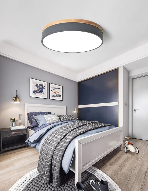 LED-Deckenleuchte Macaron für Schlafzimmer