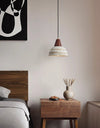 Japanese style solid wood ceramic chandelier