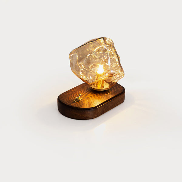 Lampe de table rétro créative en forme de glaçon