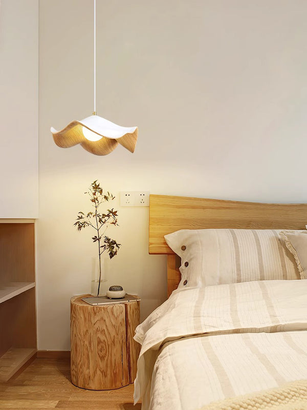 Retro creative pleated restaurant chandelier