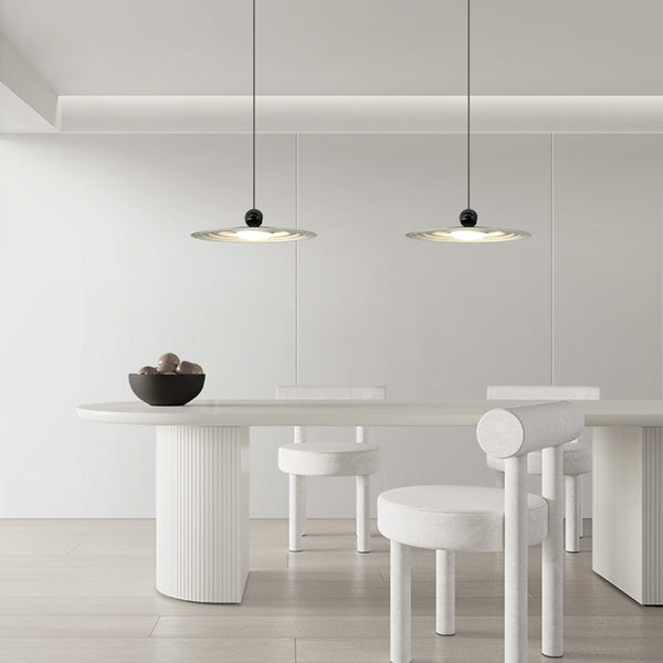 Threaded UFO Chandelier