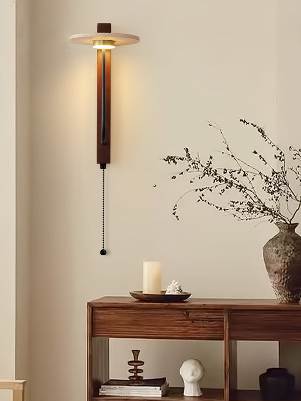 Japanese style retro bedside wall lamp