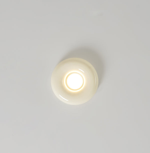 Cream style LED eye protection ceiling lamp