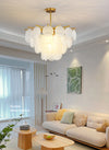 Lustre coquille crème français