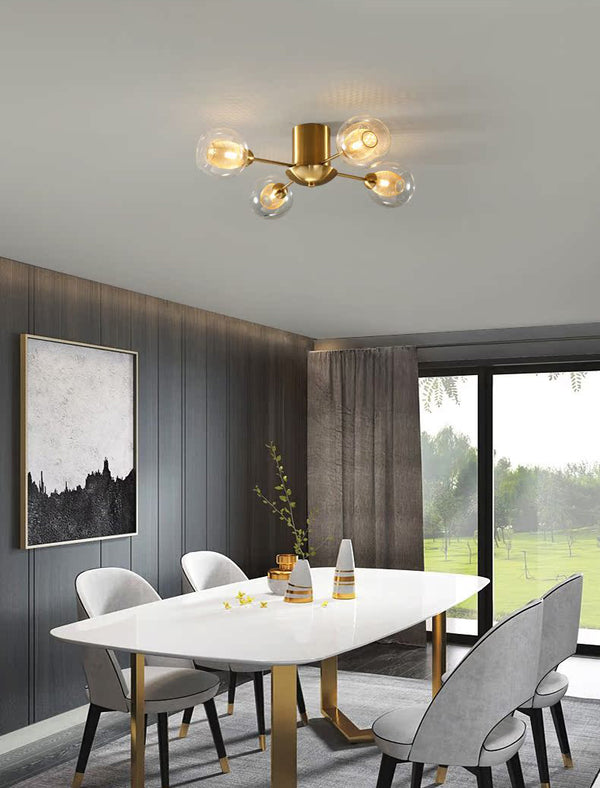Nordic simple magic beans chandelier