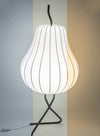 Cream style pear floor lamp