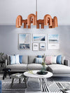 Creative U-shaped chandelier