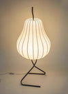 Cream style pear floor lamp