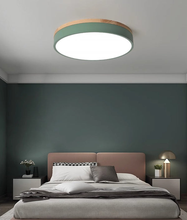 LED-Deckenleuchte Macaron für Schlafzimmer