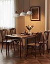 Japanese style solid wood ceramic chandelier