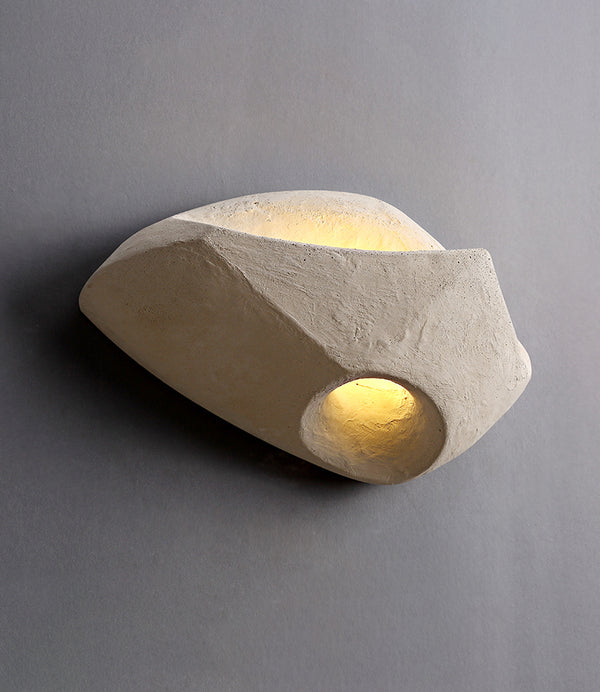 Wabi-sabi style wall lamp