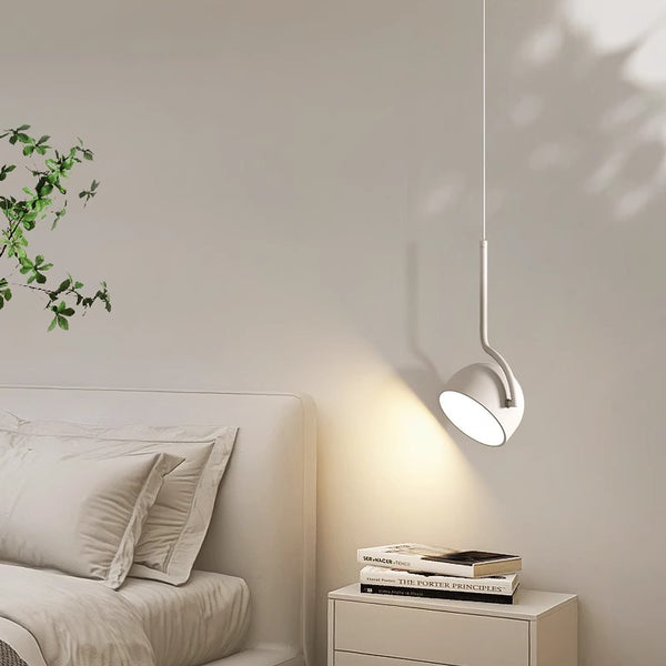 Nordic LED rotatable bedroom bedside Pendant light