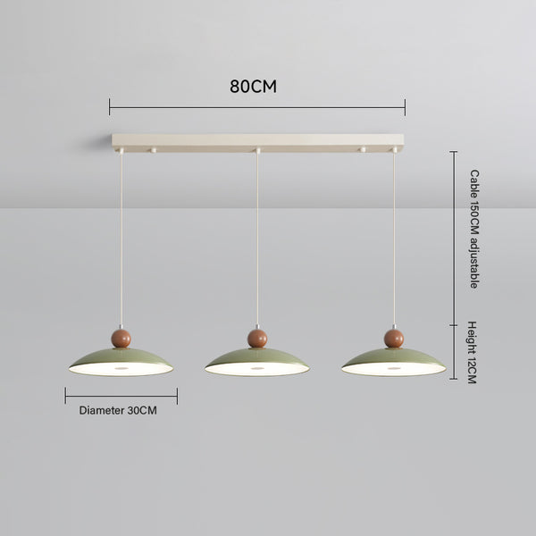 Simple restaurant UFO chandelier