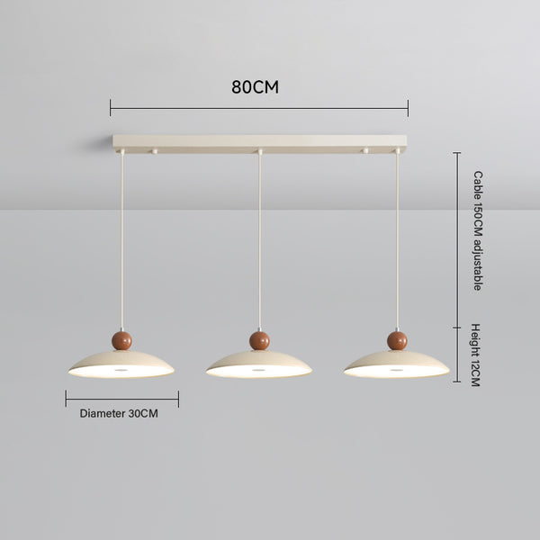 Simple restaurant UFO chandelier
