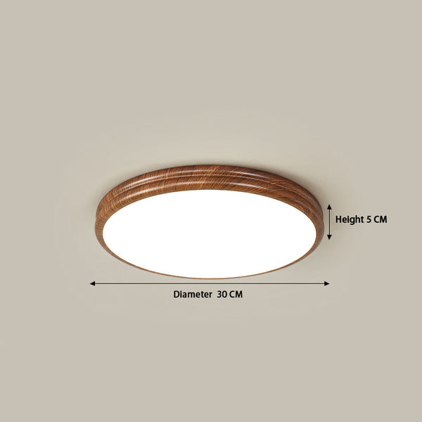 Medieval style round LED ceiling lamp