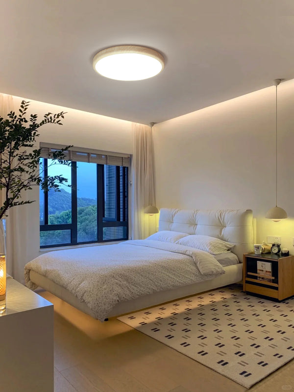 Medieval style round LED ceiling lamp