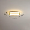 Elliptical strip LED corridor ceiling light