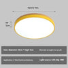 LED-Deckenleuchte Macaron für Schlafzimmer