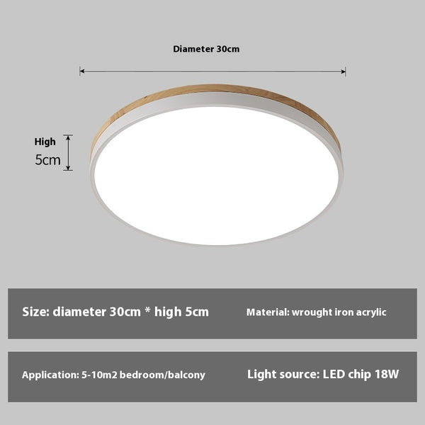 LED-Deckenleuchte Macaron für Schlafzimmer
