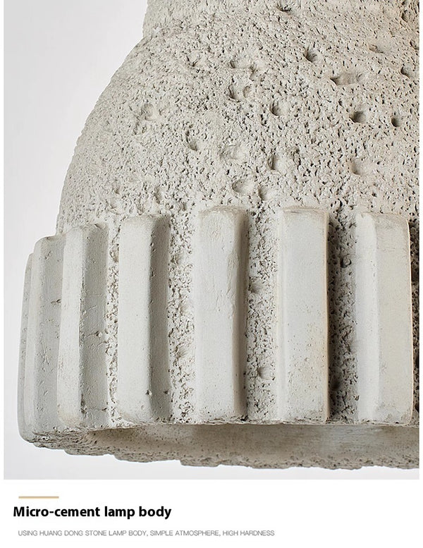 Lustre de restaurant de chevet de chambre à coucher de style wabi-sabi