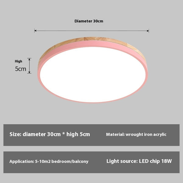 LED-Deckenleuchte Macaron für Schlafzimmer