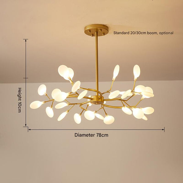 Tree Branch Firefly Chandelier