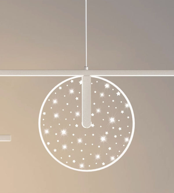 Lustre de table à manger créatif en forme d'étoile