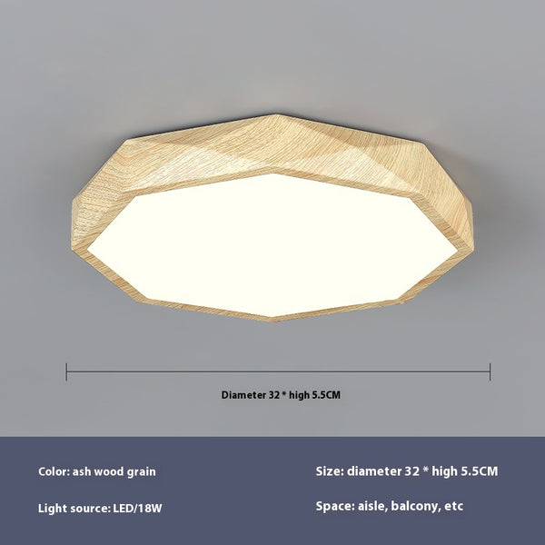 Simple geometric ceiling lamp