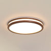Solid wood LED ceiling light
