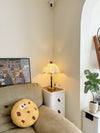 French retro solid wood table lamp