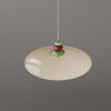 Lustre de salle à manger en forme de soucoupe volante de style crème