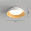 Nordische kreative Deckenlampe mit Holzmaserung