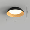 Nordische kreative Deckenlampe mit Holzmaserung