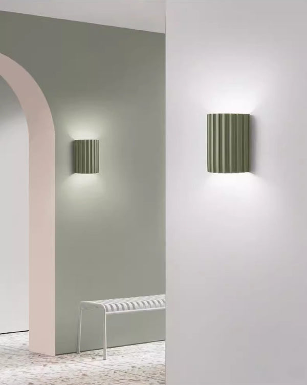 French cream style bedroom bedside corridor wall lamp