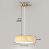 Japanese retro restaurant chandelier walnut wood grain