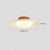 Deckenlampe aus cremefarbenem Strohhut