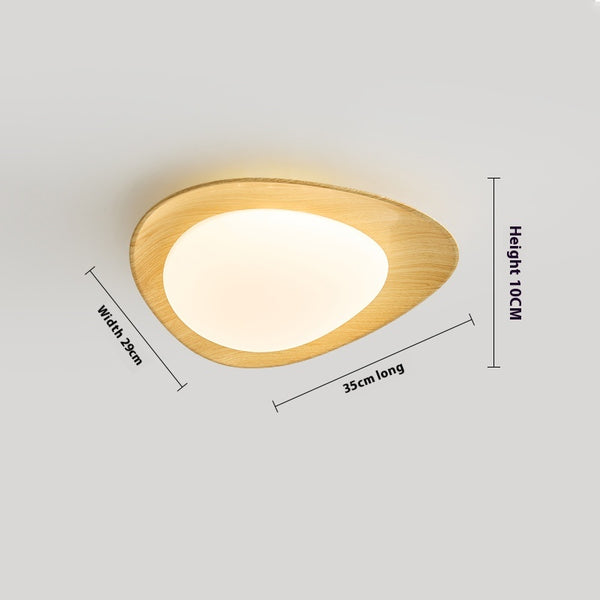 Plafonnier créatif en galets pour chambre à coucher et couloir