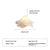 French cream style fabric restaurant chandelier