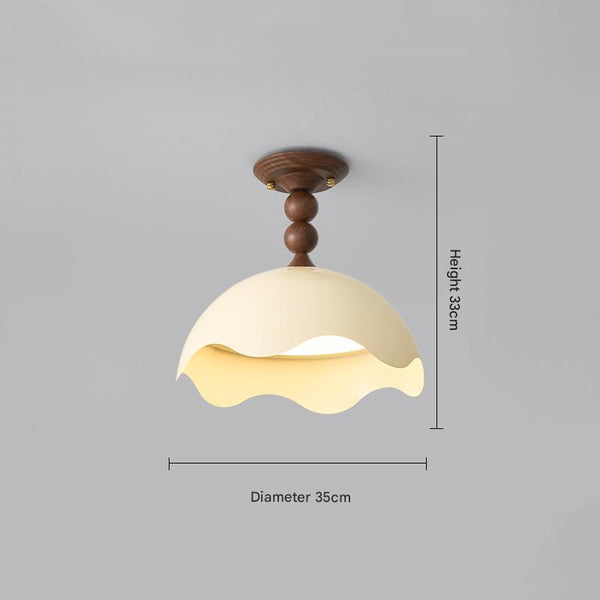 Plafonnier de chambre de style médiéval de style crème