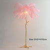 Ostrich Feather Floor Lamp