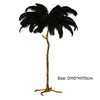 Ostrich Feather Floor Lamp