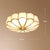 American all-copper LED ceiling light