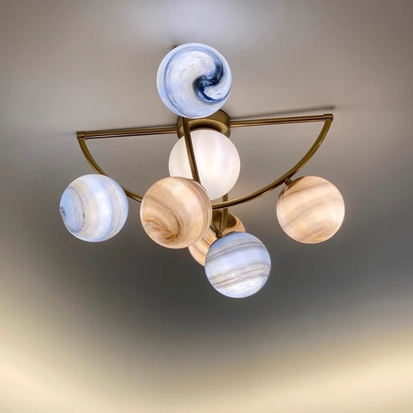 Lustre créatif nordique planète