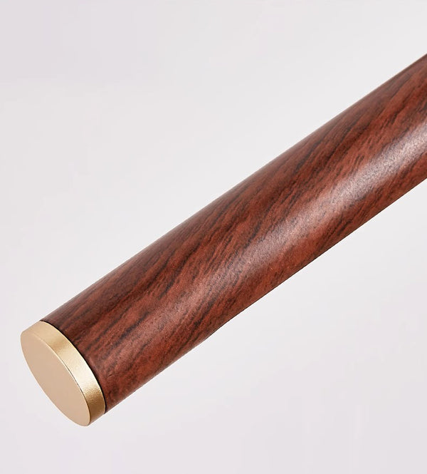 Foldable wood grain color LED mirror front wall lamp