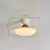 Plafonnier LED rond de style crème