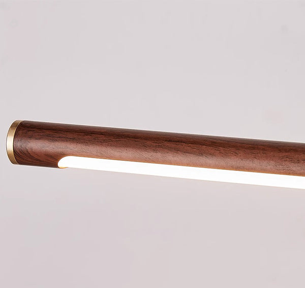 Foldable wood grain color LED mirror front wall lamp