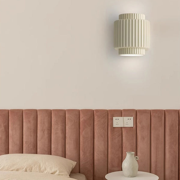 French cream style bedroom bedside corridor wall lamp