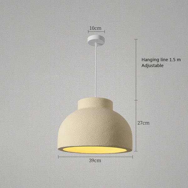 Kronleuchter im japanischen Creme-Stil