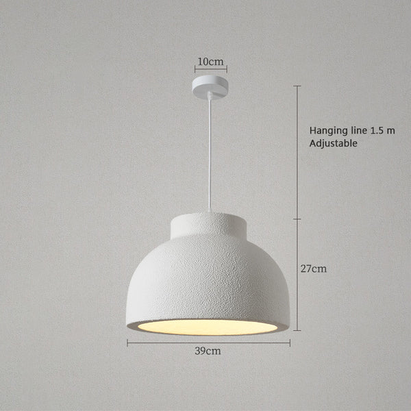 Kronleuchter im japanischen Creme-Stil